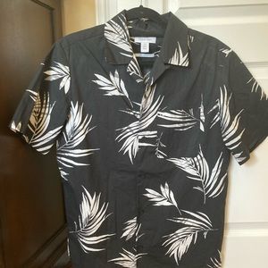 Black Calvin Klein Shirt short sleeves mens size S